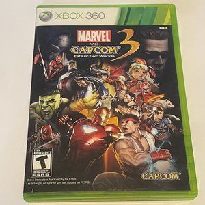 Marvel VS Capcom 3 Fate of Two Worlds Xbox 360 Complete in Box